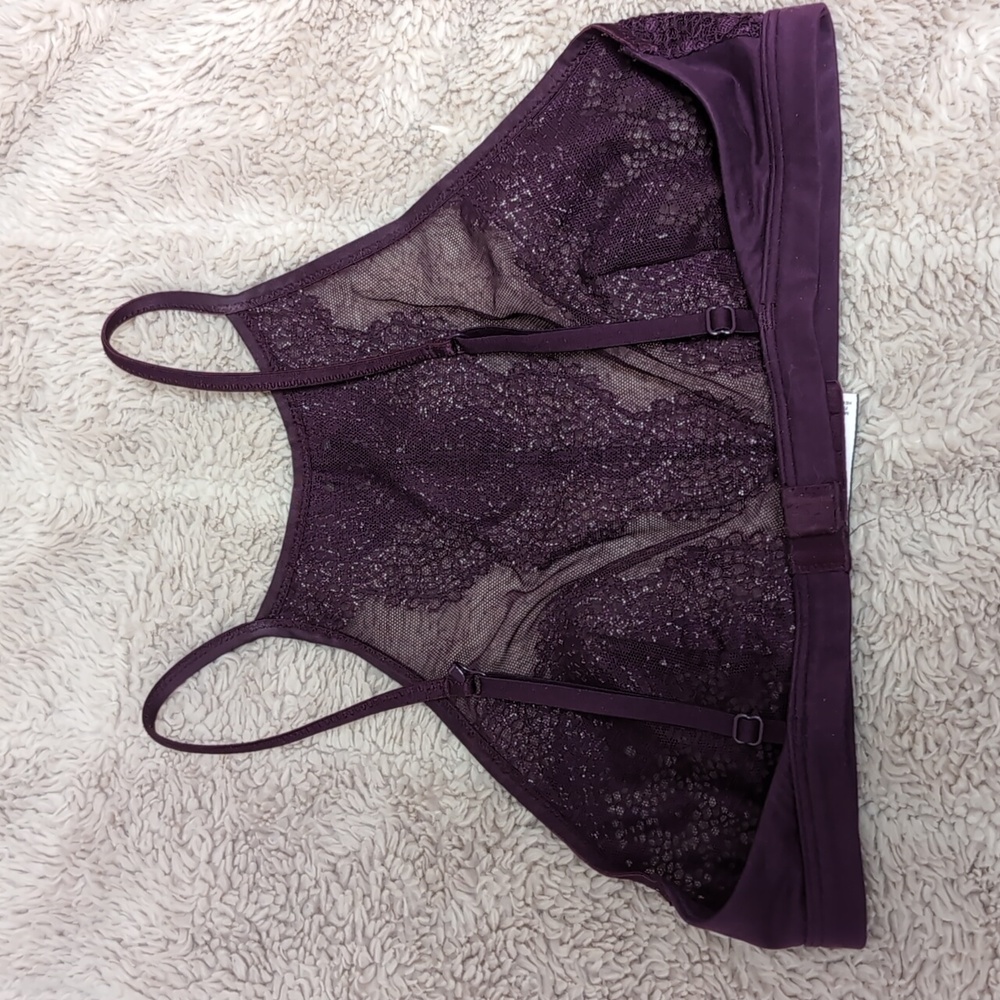 VS Purple Lace Bralette - Picture 3 of 4